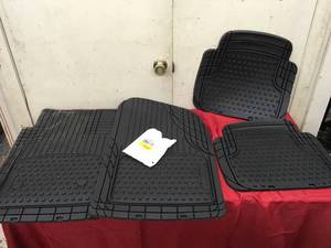 lot 216 image: Weather Tech Black Car Mats, Retail $29.99