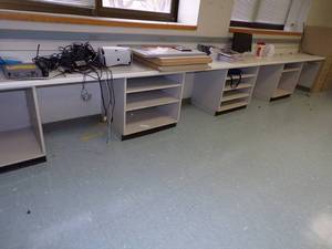 lot 39 image: 22 of Counter with Shelves