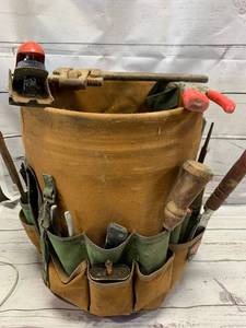 lot 8 image: Bucket Boss with Large Lot of Tools