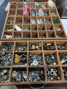 lot 75 image: Large Lot of Nuts, Screws, and Fasteners