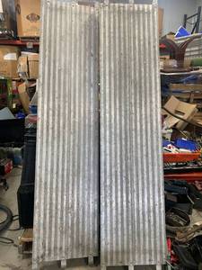 lot 103 image: Lot of 4 Aluminum Scaffolding Planks Approx 7 Feet Long
