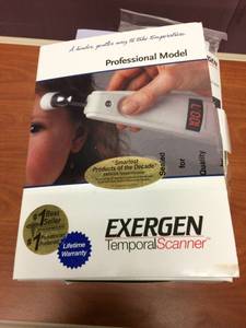 lot 4 image: MSRP $650 PROFESSIONAL INDUSTRIAL GRADE TEMPORAL ARTERY FOREHEAD THERMOMETER Scanner&nbspTAT-5000 by Exergen APPEARS NEW