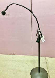 lot 47 image: MSRP $400 DAZOR Flexible Arm Halogen 20W Pedestal Floor Stand Medical Dental Salon Concentrated Beam Task Light - Excellent Working Condition