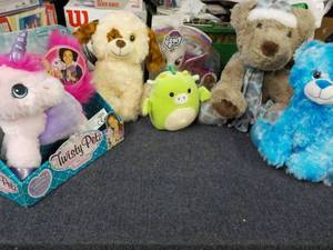 Group of Stuffed Animals...