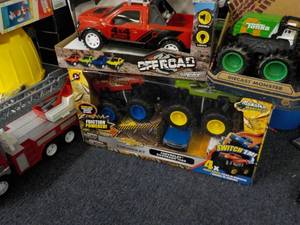 Fire Engine, Trucks and Tonka...