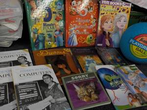Books, DVDs and Playground Ball...