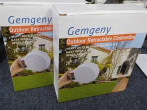 Gemgeny Outdoor Retractable Clothes...