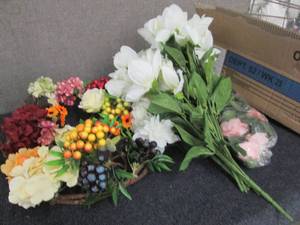 Artificial Flowers Lot ...