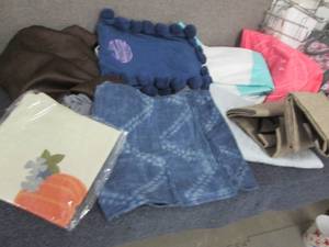 Shams. Pillow Covers, Curtains misc...