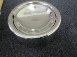 3 Stainless Steel Ash Trays...