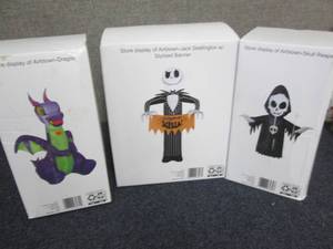 3 Airblown Halloween Displays...