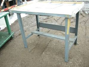 lot 57 image: Heavy Duty Work Table
