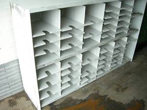 lot 58 image: Metal Organizer Cabinet