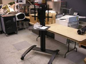 lot 98 image: Peerless-AV Adjustable Flat TV Stand