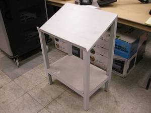 lot 156 image: Metal Slant Top Stand