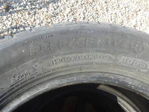 lot 8 image: Michelin Tires 22565R17