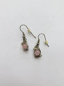 lot 45 image: Dolphin Earrings with Pink Stones
