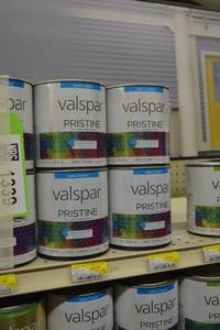 lot 1340 image: (4) Valspar Pristine Quarts  Matte Interior  18502 Tint Base, Must Be Tinted