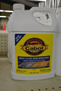 lot 1381 image: (4) 1 Gallon Cabot Ready-To-Use Wood Brightener