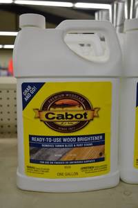 lot 1383 image: (4) 1 Gallon Cabot Ready-To-Use Wood Brightener
