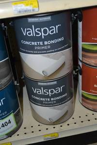 lot 1405 image: (2) 1 Gallon Valspar Concrete Bonding Primer