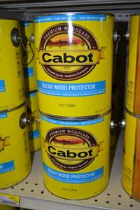 lot 1427 image: (5) 1 Gallon Cabot Clear Wood Protector  Exterior  2101 Clear