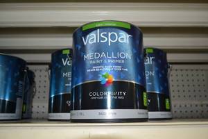 lot 1470 image: (3) Valspar Medallion Paint & Primer, Interior  Satin, 3400 White, Tintable