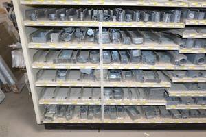 lot 2848 image: HUGE Inventory of Steel Electrical Conduit Boxes, Conduit Fittings  and More