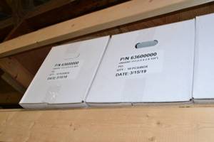 lot 2917 image: (2) Cases of Univent 111 Steel Ribbed Rood Closure Adhesive Strips (200)