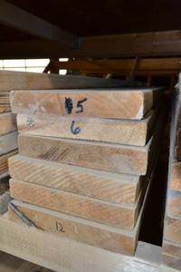 lot 2808 image: (6) 2 x 10 CEDAR Boards 12, 6 and 5
