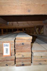 lot 2803 image: (12) 1 x 6  CEDAR Boards 14