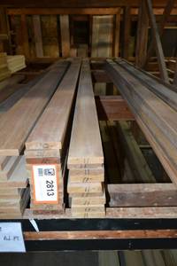 lot 2812 image: (9) 1 x 4 x 11 MAHOGANY Boards