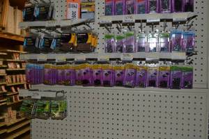 lot 3096 image: Large Lot of Furniture Nails, Interior Wood Screws and Wire Brads