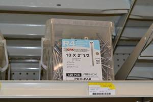lot 3062 image: 10 LBS GRK STAINLESS STEEL 10 x 2-12 Multi-Purpose Screws