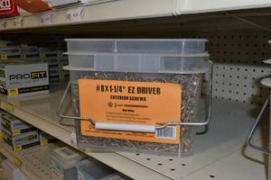 lot 3058 image: Approx. 18 LBS #8 x 1-14 EZ Driver Exterior Screws - Torx Drive