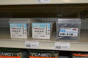 lot 3092 image: STAINLESS STEEL Rugged Structural Screws  516 x 4 and  516 x 3-18