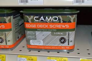 lot 3067 image: (1400) CAMO Edge Deck Screws ProTech Coated 1-78
