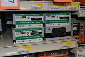 lot 3053 image: 15 LBS 2-12 x #8 Fine Thread Drywall Screws