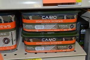 lot 3071 image: (700) CAMO Edge Deck Screws ProTech Coated 2-38