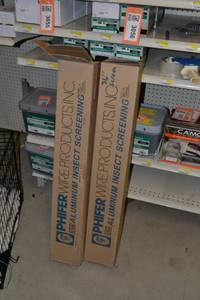 lot 3091 image: (2) Rolls of 36 Aluminum Insect Screens