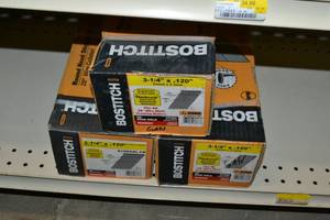 lot 3150 image: (6000) Bostitch Framing Wire Weld Nails 3-14 - Galvanized