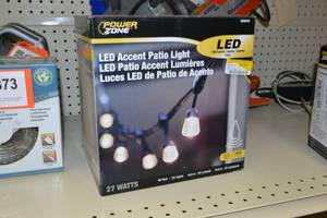 lot 2372 image: Power Zone LED Accent Patio Lights