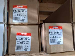 lot 2933 image: (3) Husky Clear Polyethelene Sheeting 100 x 100 - 6 MIL