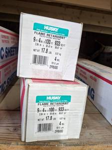 lot 2929 image: (2) Husky Flame Retardant Polyethelene Sheeting 112 x 100 - 4 MIL