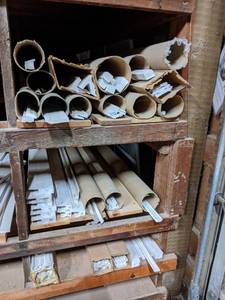 lot 2954 image: Shelf Lots of Assortred White PVC Trim - Lengths up to 16