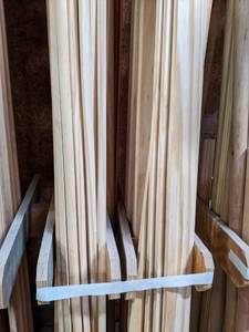 lot 3011 image: Lot of PINE Trim  Casing Approx 68 Pieces