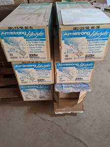 lot 3005 image: Armstrong Home Style Ceiling Tiles Glenwood 12 x 12 x 12 240 sqft