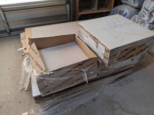 lot 3008 image: Pallet of Assorted Suspended Ceiling Tiles and Track