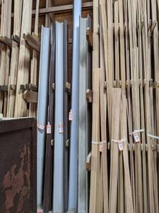 lot 3018 image: (11) Brown 5 x 10 Steel Gutter Sections