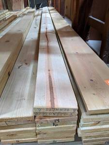 lot 3036 image: (9) 1x6 Treated Lumber